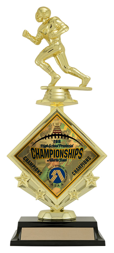 AMC69-ABCD Gold Trophy Cup - Free Engraving